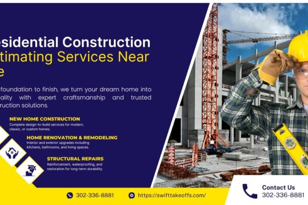 Residential Construction Estimating Services Near Me | Swifttakeoffs Best Services