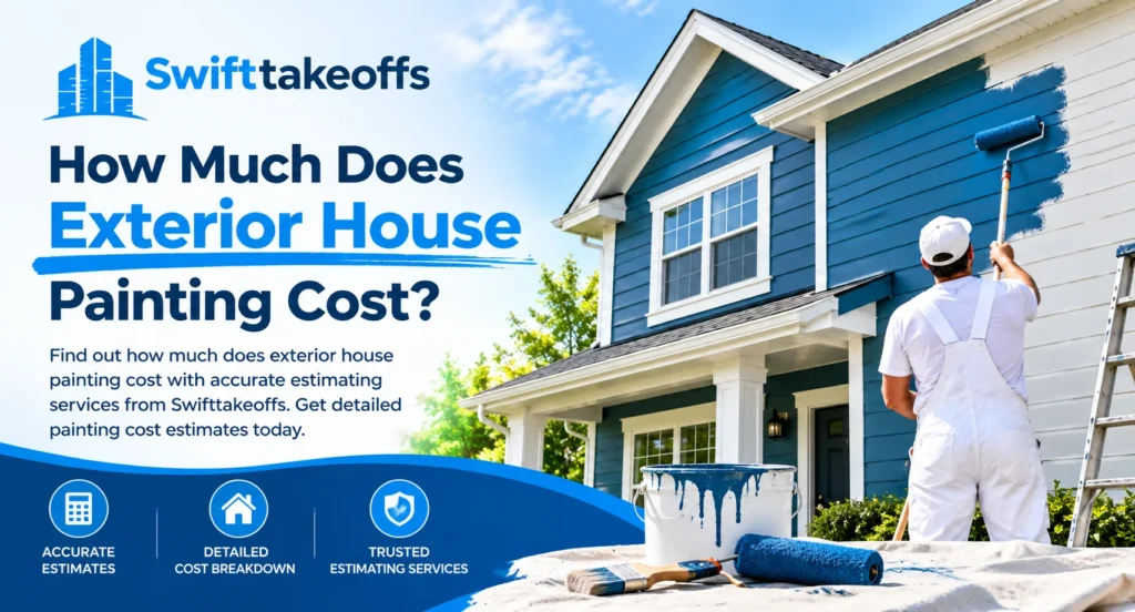 How Much Does Exterior House Painting Cost? Best Guide | Swifttakeoffs