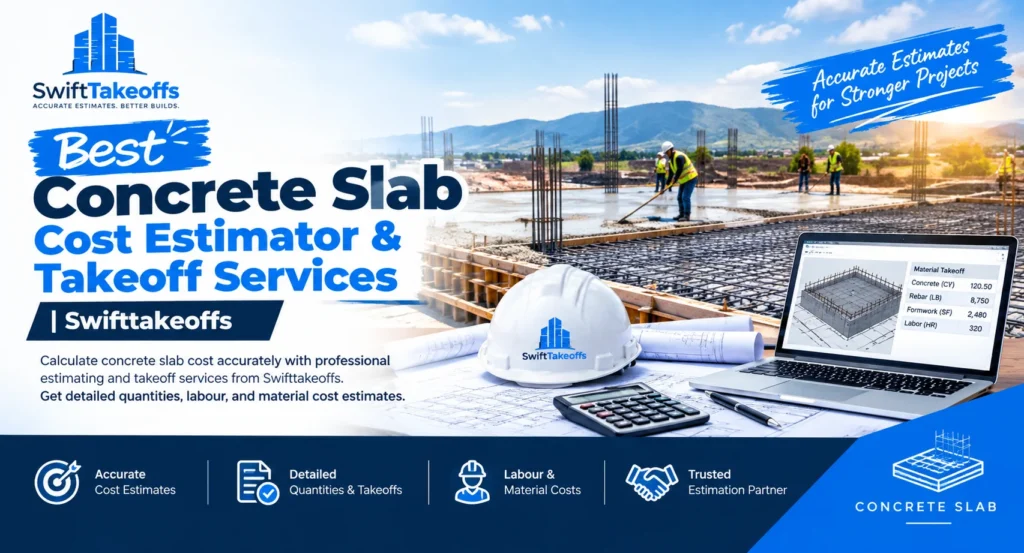 Best Concrete Slab Cost Estimator & Takeoff Services | Swifttakeoffs